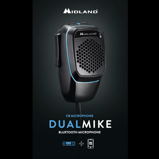 Midland Dual Mike 6 Pin, Bluetooth und CB Mikrofon