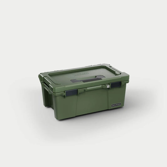 DECKED D-co Case - Sixer 16, Ranger Green mit schwarzen Verschlüssen