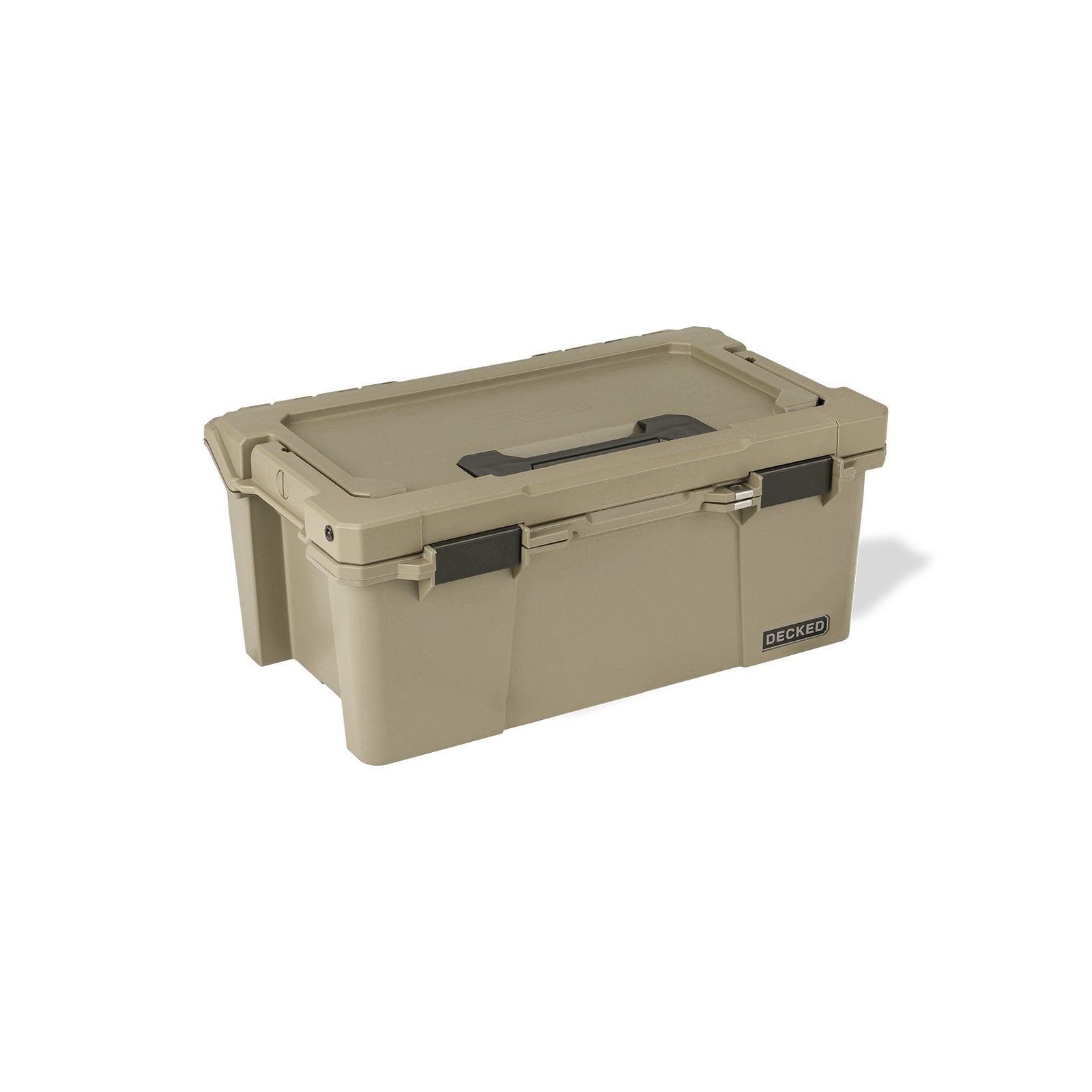 DECKED D-co Case - Sixer 16, Tan mit schwarzen Verschlüssen