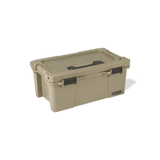 DECKED D-co Case - Sixer 16, Tan mit schwarzen Verschlüssen