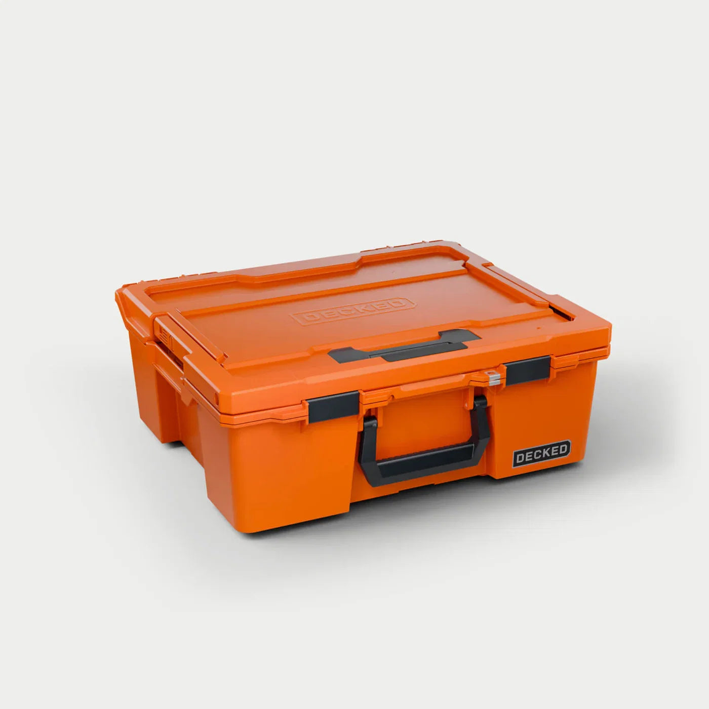 DECKED D-co Case - Halfrack 32, Blaze Orange mit schwarzen Verschlüssen