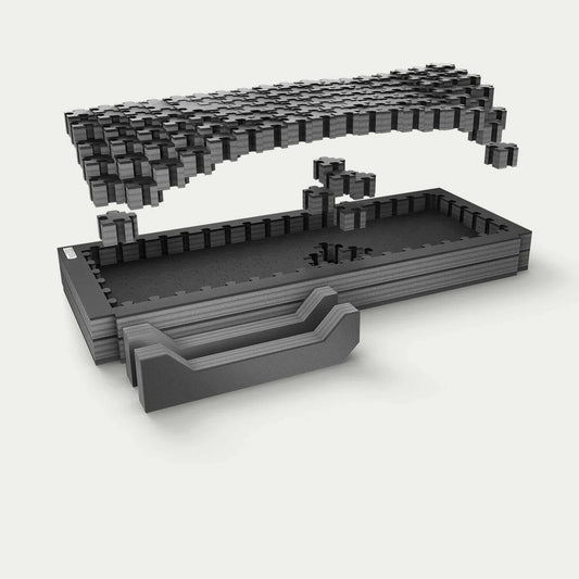 DECKED PuzzleFoam für kurze VX Schubladen zum selbst konfigurieren