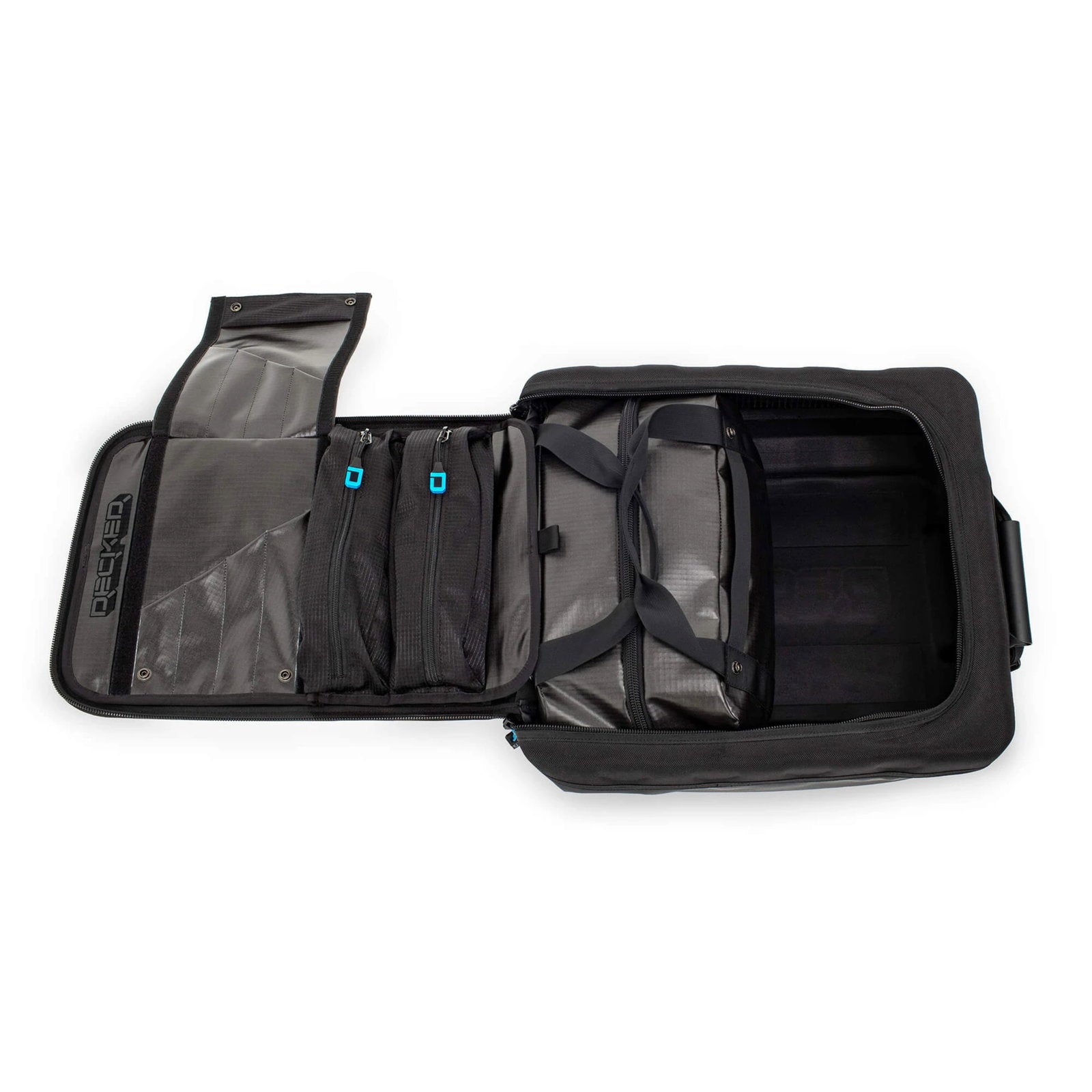 DECKED D-Bag, Passformtasche für Schubladen mit Rucksackfunktion, Schwarz