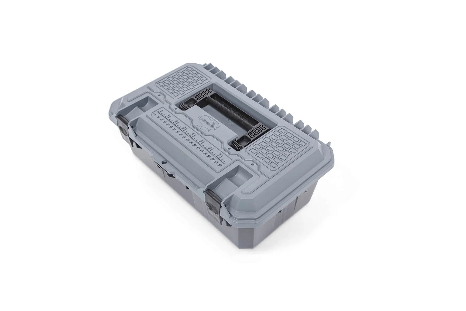 DECKED Crossbox für kleine Schubladen, grau - individueller Schaumstoff