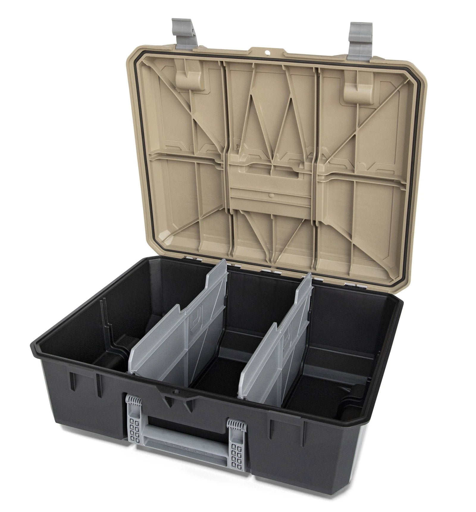 DECKED D-Box mit Tragegriff, für große Schubladen, Desert Tan lid