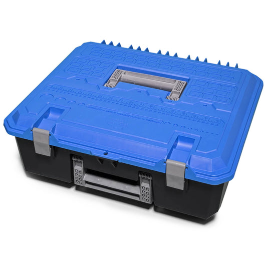 DECKED D-Box mit Tragegriff, für Schublade für große Schubladen, Blue lid