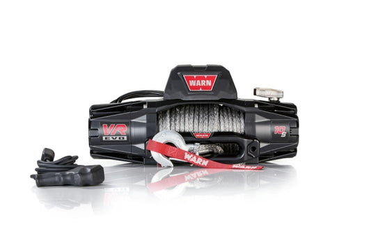 CABLE WINCH WARN VR EVO 10S 12V 4,536 KG PULLING FORCE, PLASTIC ROPE