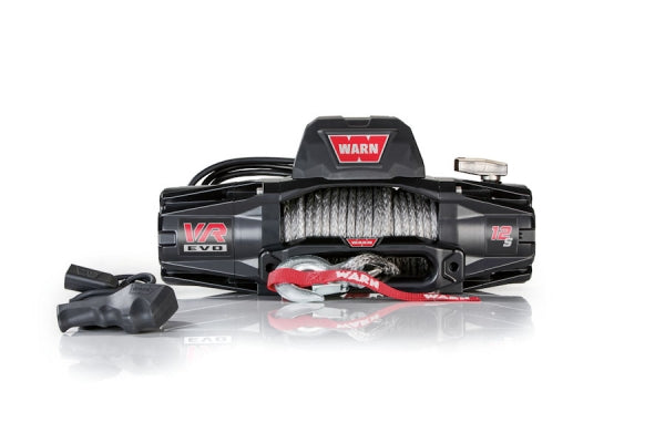 CABLE WINCH WARN VR EVO 12S 12V 5.443 KG TRACTING FORCE PLASTIC ROPE