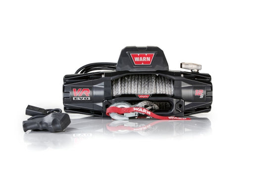 CABLE WINCH WARN VR EVO 12S 12V 5.443 KG TRACTING FORCE PLASTIC ROPE