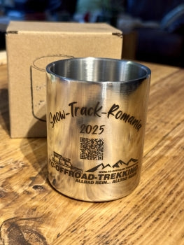 Stainless steel cup TC-Offroad Snow-Track-Romania 2025