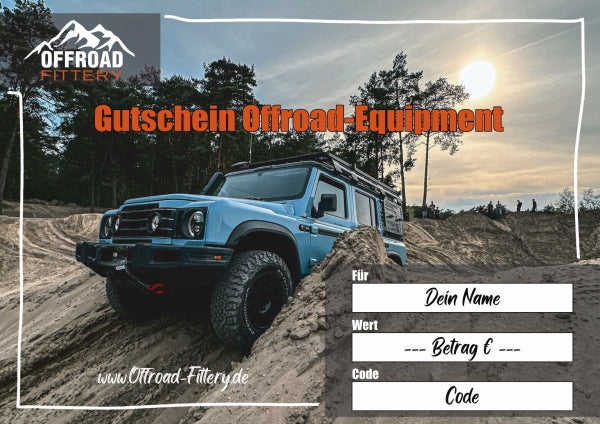 Offroad-Fittery Gutschein