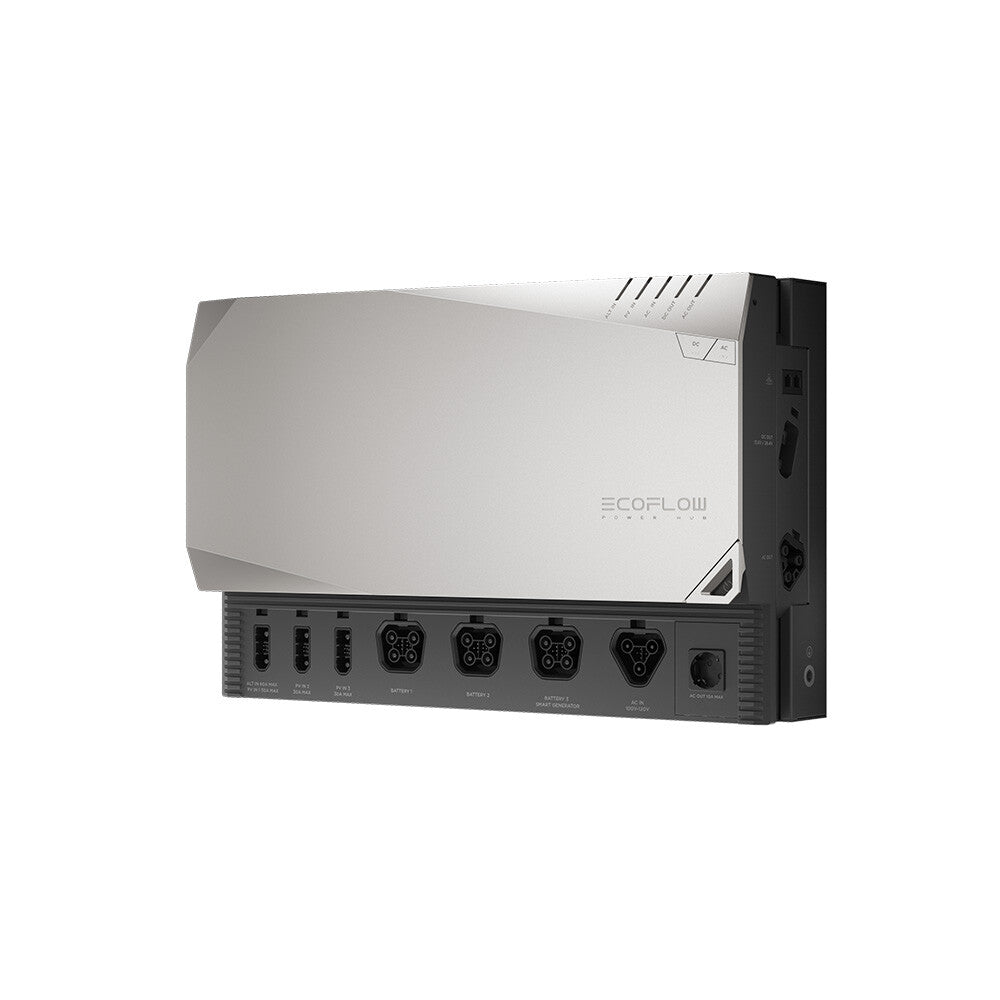EcoFlow Independence Kit mit Power Hub, Distribution Panel, Monitor, Kabelpaket und Akku im Set 5 kWh