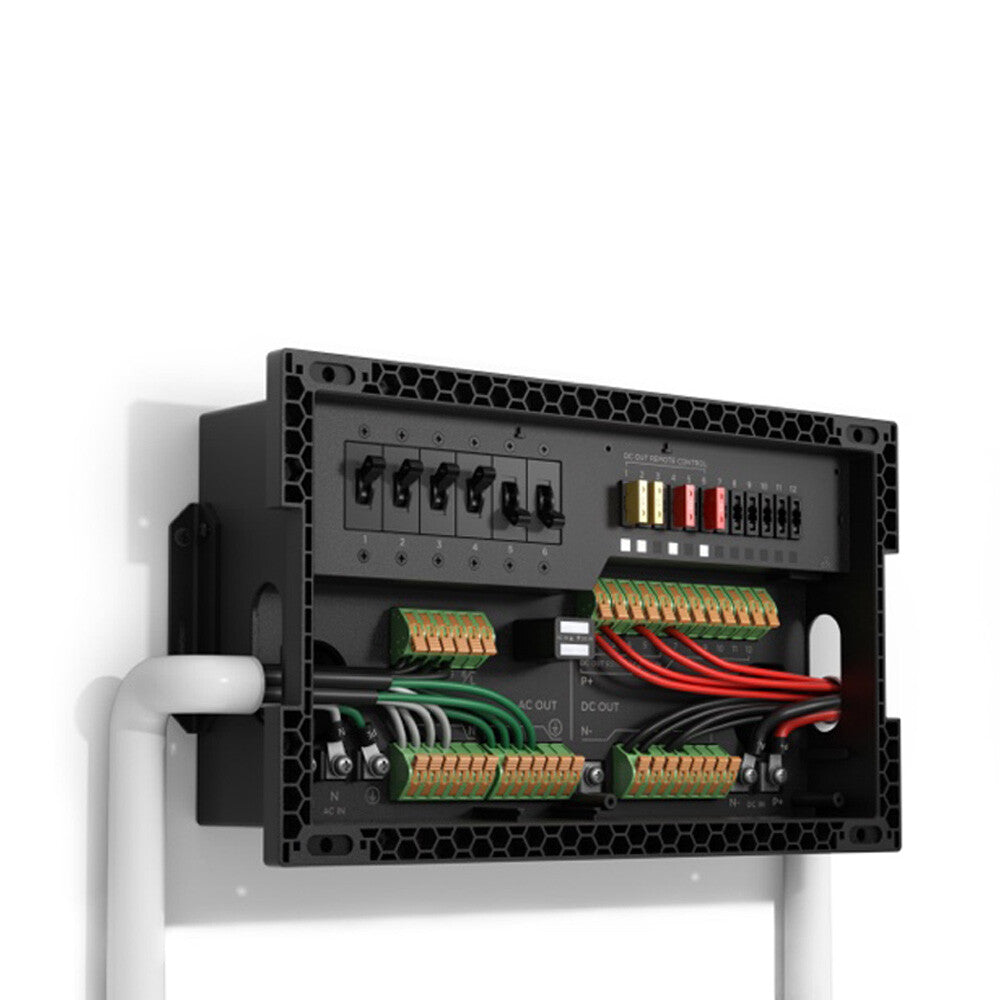 EcoFlow Independence Kit mit Power Hub, Distribution Panel, Monitor, Kabelpaket und Akku im Set 5 kWh