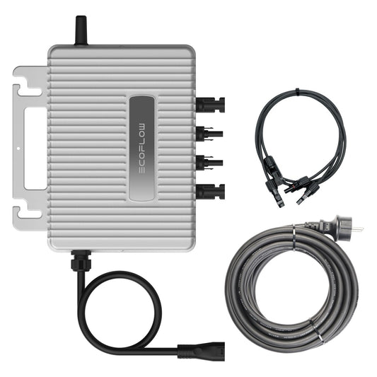 EcoFlow STREAM Mikrowechselrichter 800W mit PV und AC Kabel