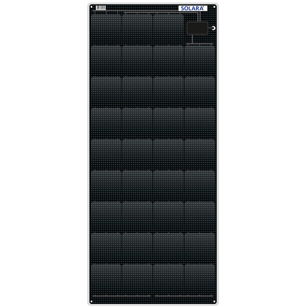 SOLARA Power M-Serie - S575M35 Marine130Wp Kabelausgang auf der Rückseite
