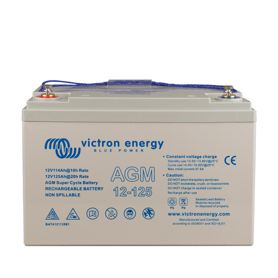Victron 12V/125Ah AGM Super Cycle Batterie (M8)