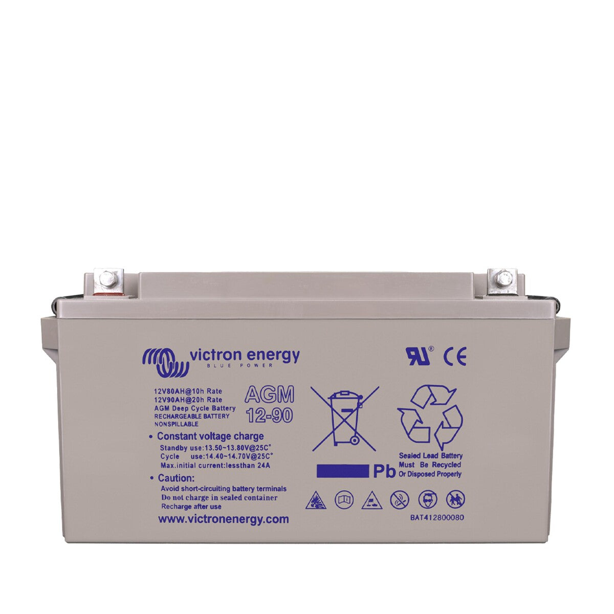 Victron 12V/90Ah AGM Deep Cycle Batt.