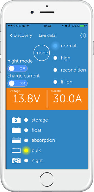 Victron Blue Smart IP22 Batterieladegerät Bluetooth 12/20 3 Ausgänge