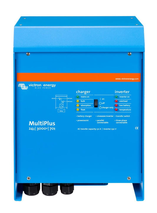 Victron MultiPlus 24/3000/70-16 Wechselrichter 2400W und Ladegerät 70A