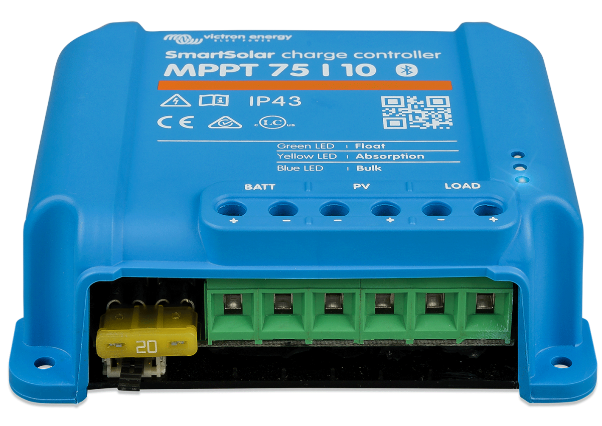 Victron SmartSolar MPPT 75/10 Bluetooth integriert