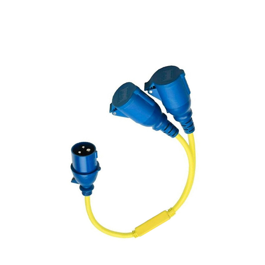 Victron Splitter Cable 16A/250V-CEE Plug/2xCEE Coupler