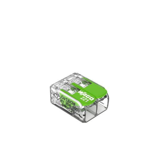 WAGO Verbindungsklemme Green Range flexibel bis 4mm² - 221-422 | 100er Pack