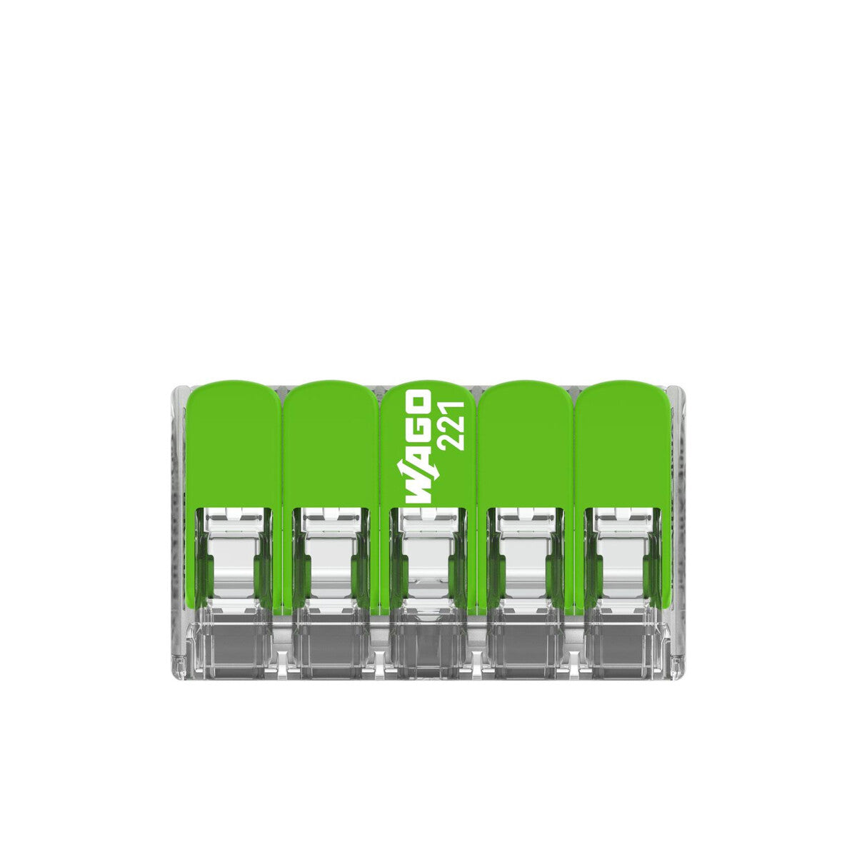 WAGO Verbindungsklemme Green Range flexibel bis 4mm² - 221-425 | 25er Pack