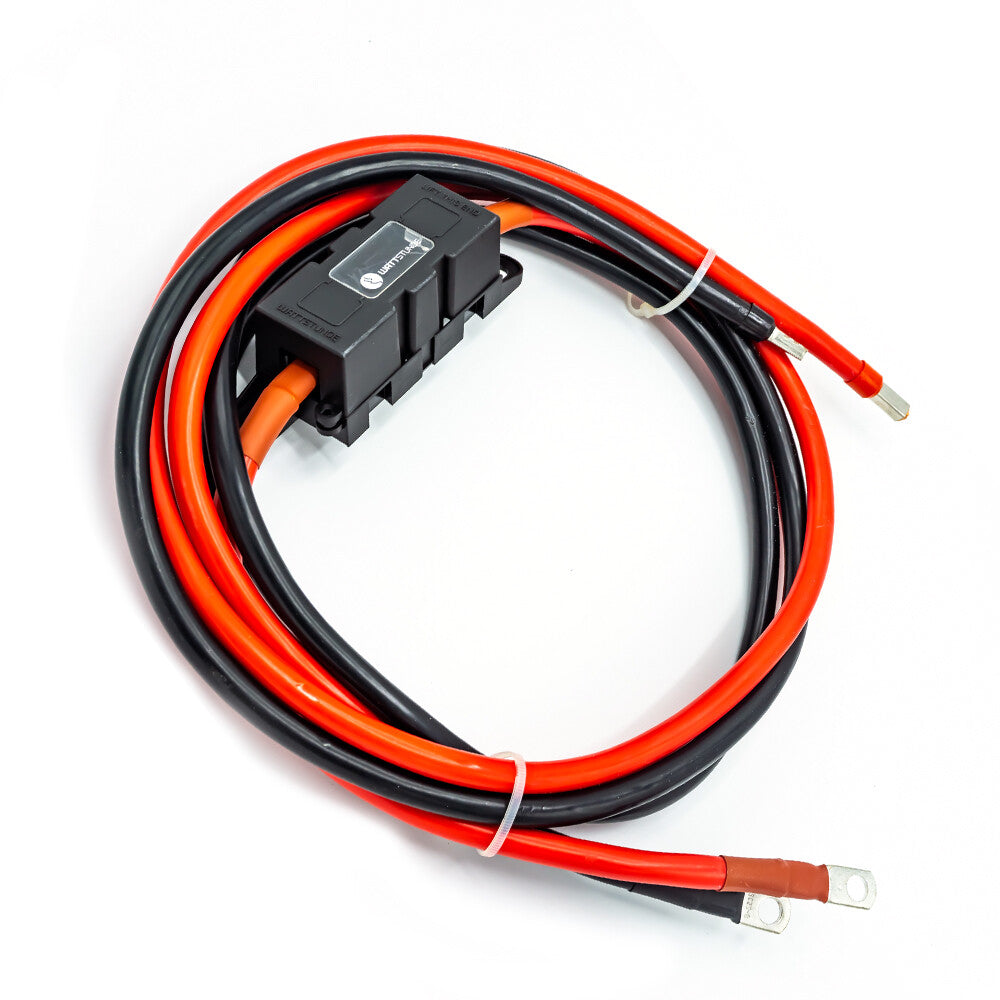 WATTSTUNDE® 25 mm² Anschlusskabel BAKA25-FH 100 cm mit ANM Hochlast Sicherungshalter