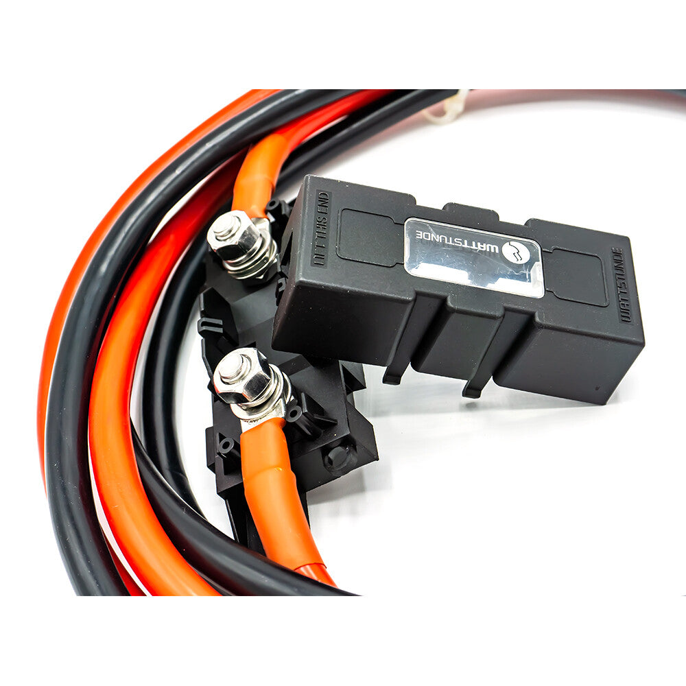 WATTSTUNDE® 25 mm² Anschlusskabel BAKA25-FH 100 cm mit ANM Hochlast Sicherungshalter