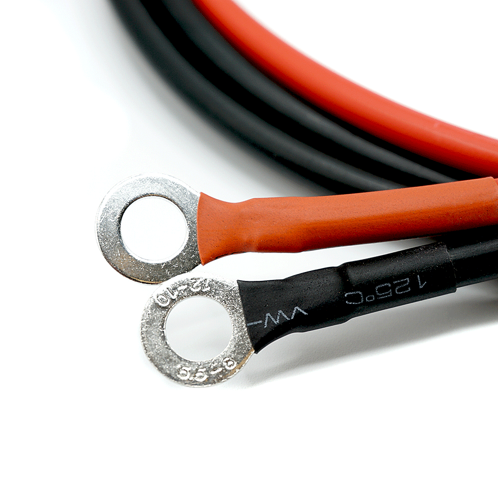WATTSTUNDE® 4 mm² Batterieanschlußkabel BAKA20-OS/BAKA04-OS ohne Sicherung