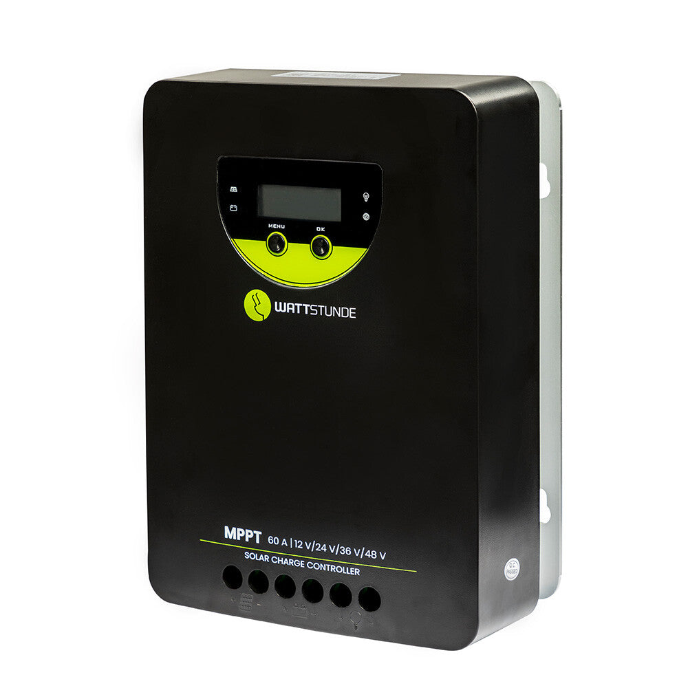 WATTSTUNDE® 60 A 140 V MPPT Solar Laderegler WLR-BT 60.140 MPPT 12 / 24 / 36 / 48 V