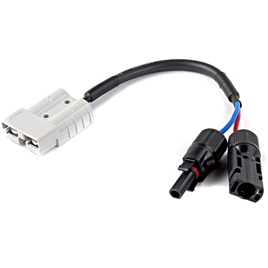 WATTSTUNDE® Adapterkabel (2 x) 4 mm² Typ-MC4/A50 20 cm schwarz
