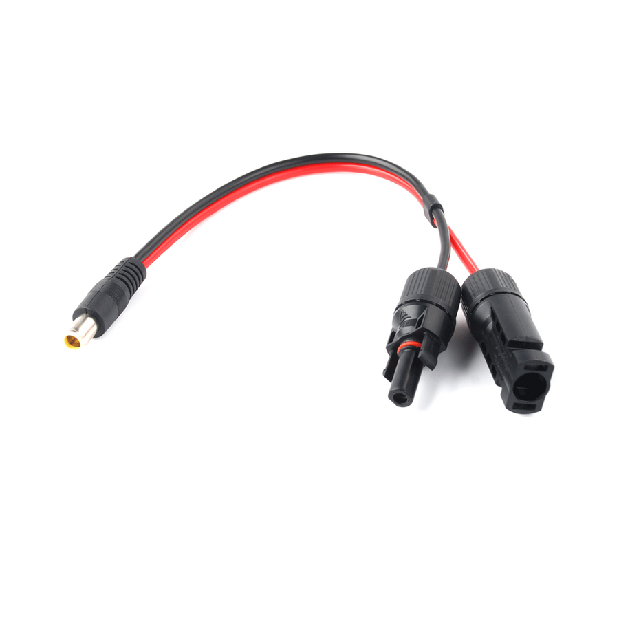 WATTSTUNDE® Adapter Cable (2x) 2mm² Type-MC4/DC7909 Male 20 cm Black