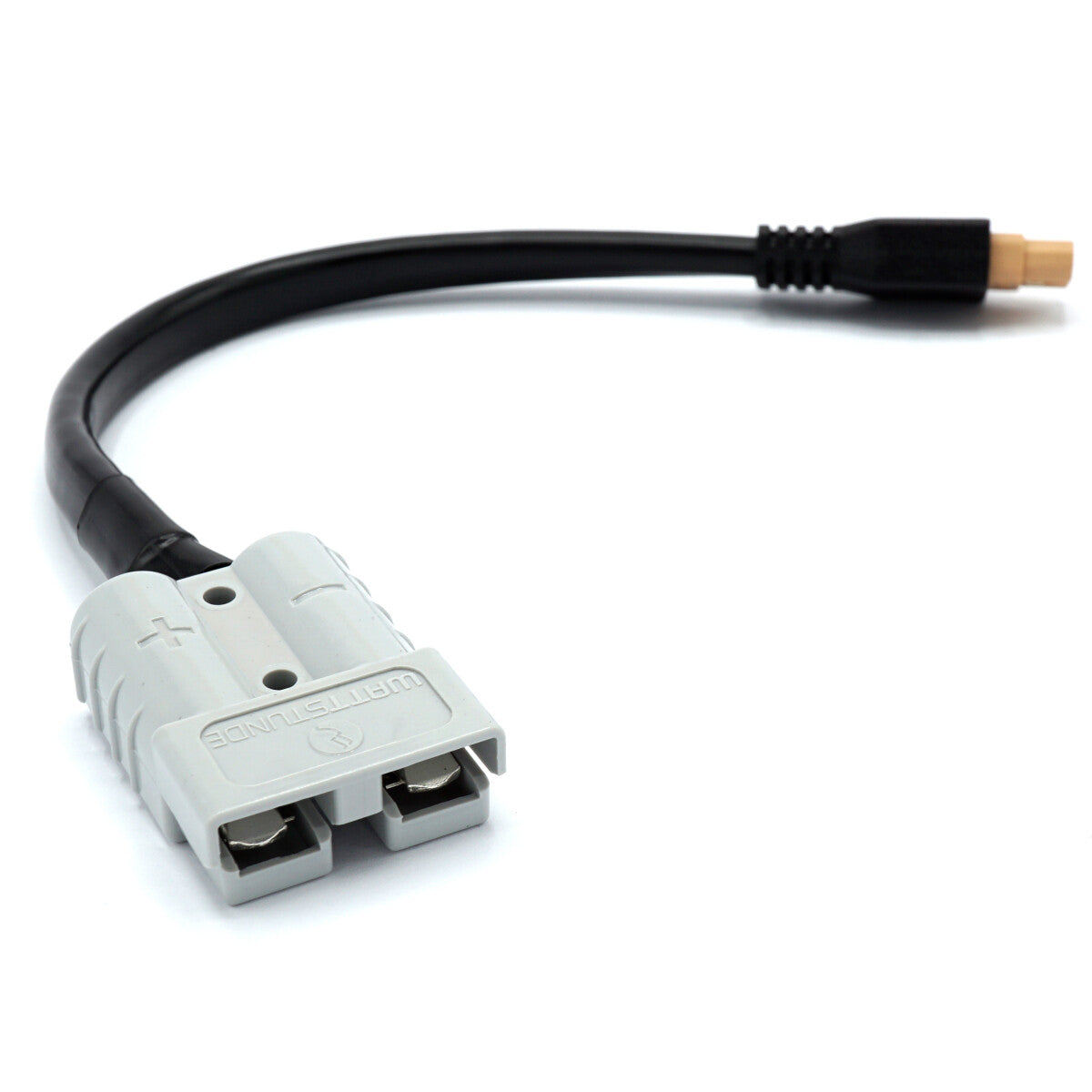 WATTSTUNDE® Adapterkabel 4 mm² A50/XT60 weiblich 3Pin 20 cm schwarz