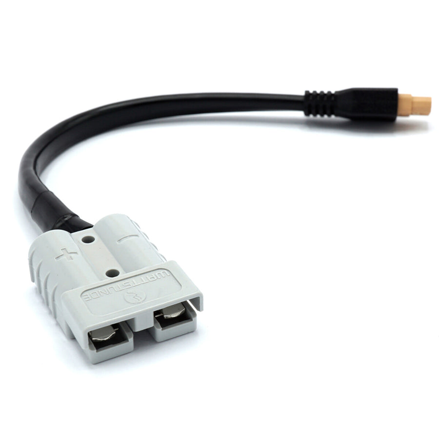 WATTSTUNDE® Adapter Cable 4 mm² A50/XT60 Female 3-Pin 20 cm Black