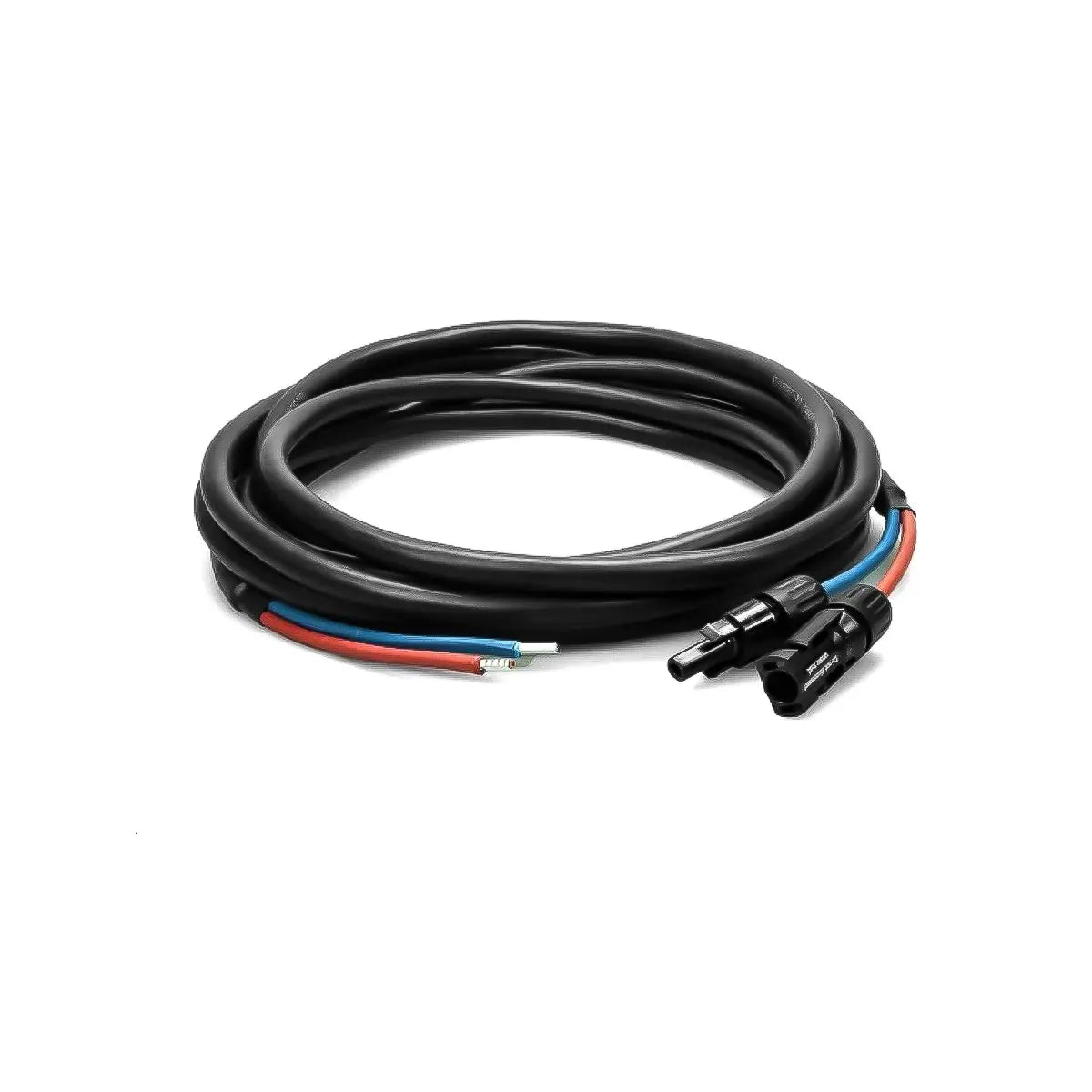WATTSTUNDE® Anschlusskabel (2 x) 2,5 mm² Typ-MC4/Aderendhülse 3 m schwarz