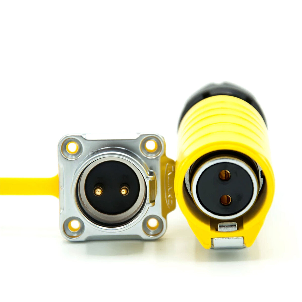 WATTSTUNDE® Außenanschluss Stecker/Buchse GELB