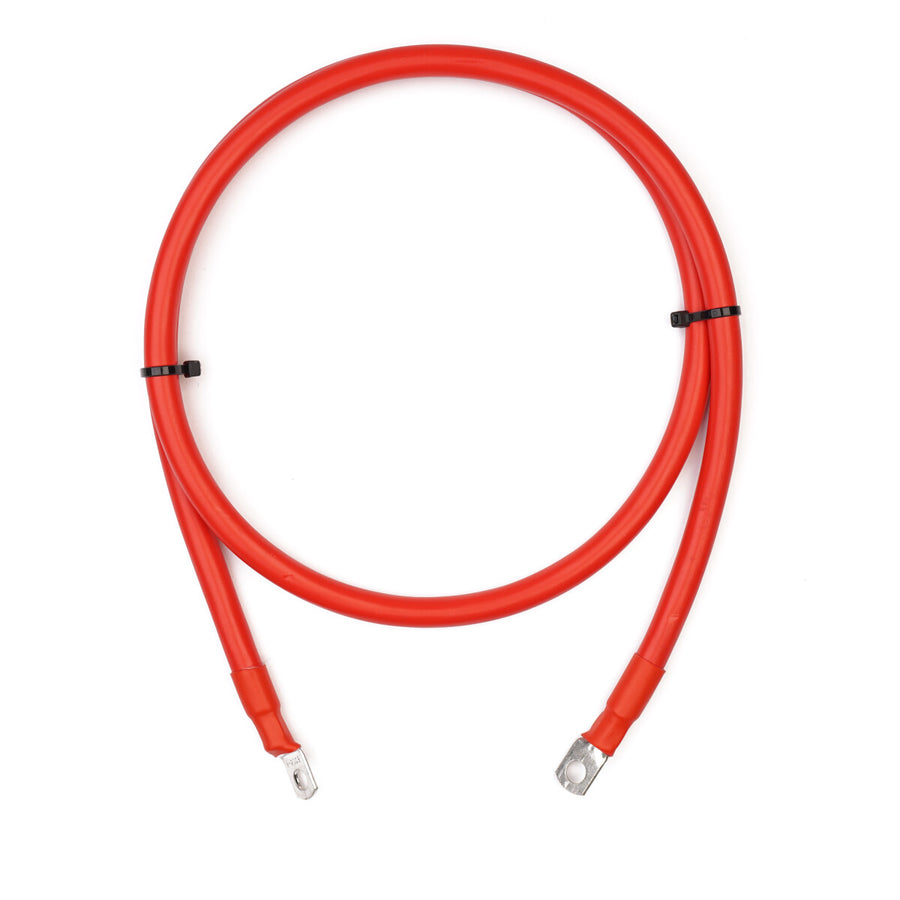 WATTSTUNDE® Batteriekabel 16 mm² M8/M8 130 cm rot