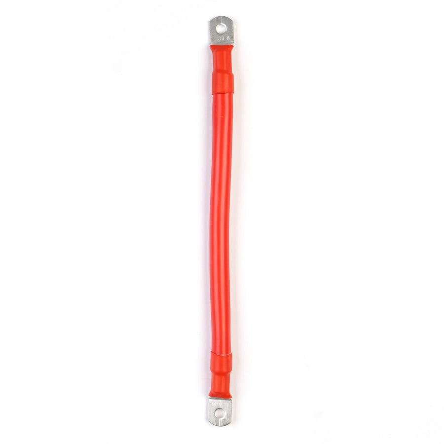 WATTSTUNDE® Batteriekabel 16 mm² M8/M8 30 cm rot