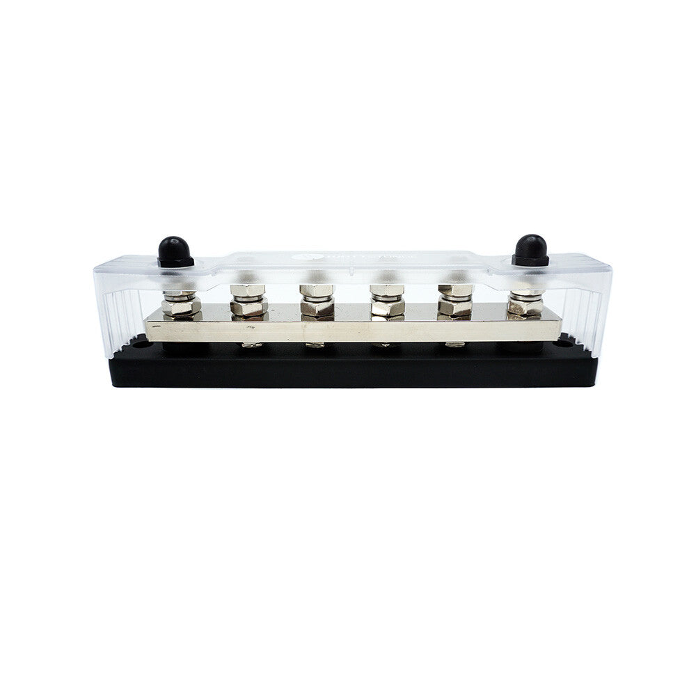 WATTSTUNDE® Busbar 6xM8 300 A / 70 V schwarz