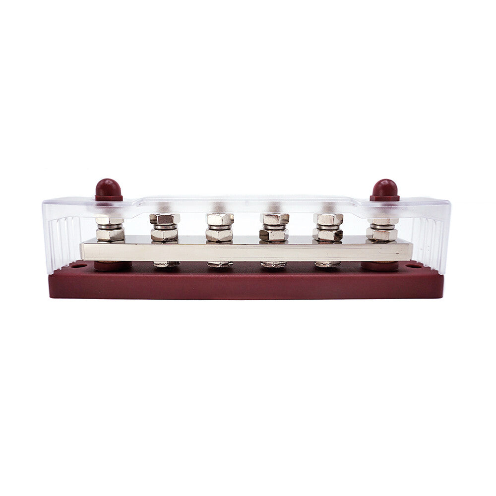 WATTSTUNDE® Busbar 6xM8 450 A / 70 V rot