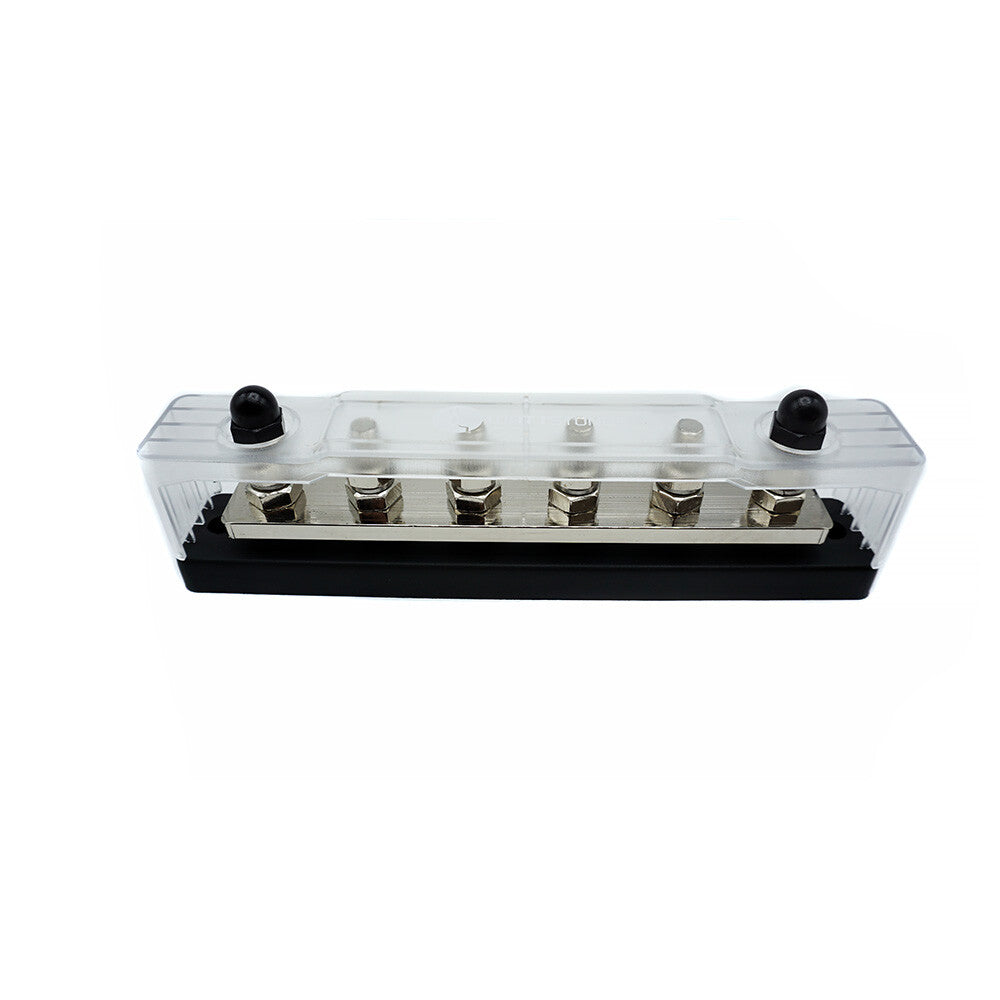 WATTSTUNDE® Busbar 6xM8 450 A / 70 V schwarz
