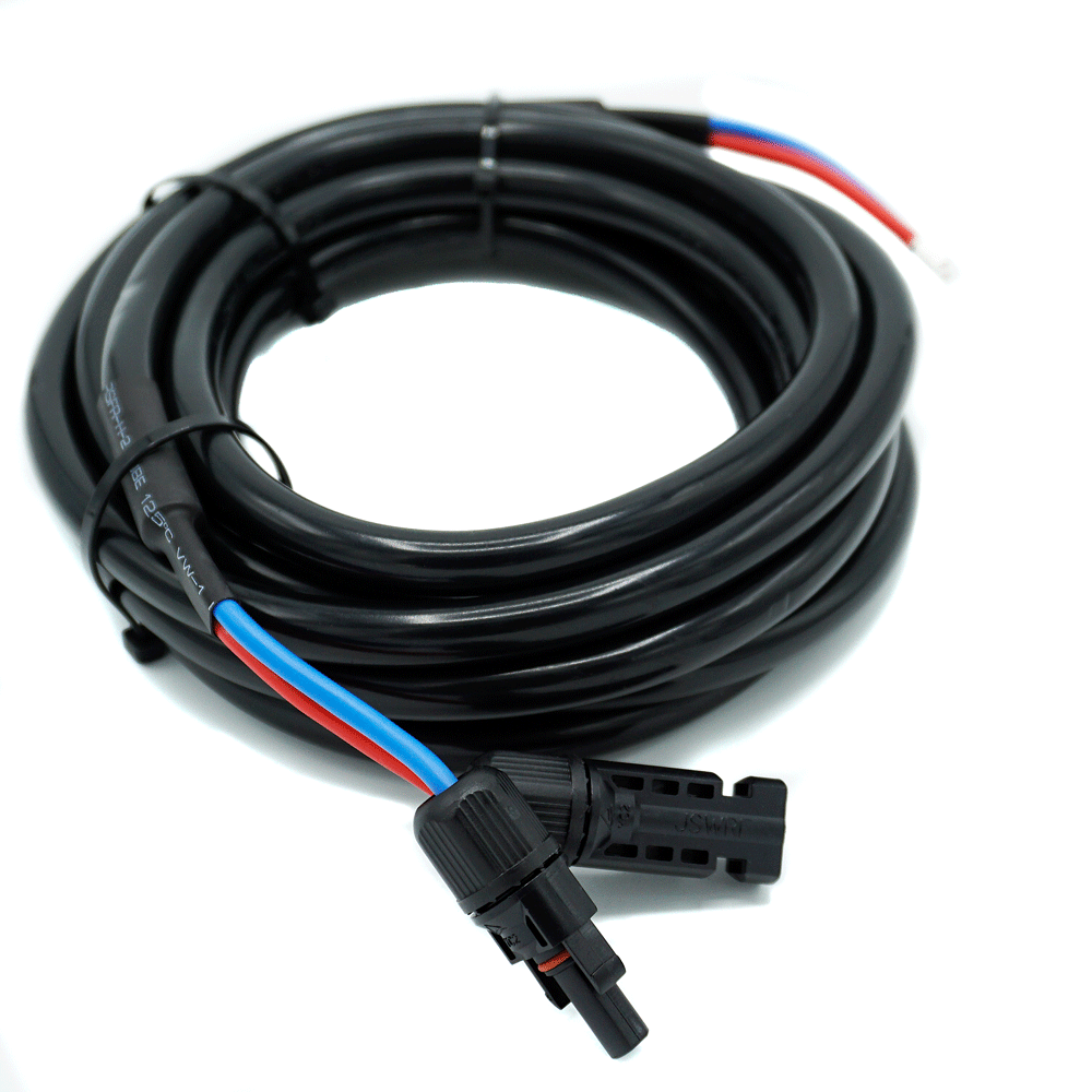 WATTSTUNDE® DAC 4.20 Anschlusskabel Solarmodul zu Laderegler 20 Meter 2 x 4 mm²