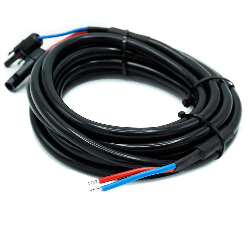 WATTSTUNDE® DAC 6.1 Anschlusskabel Solarmodul zu Laderegler 1 Meter 2 x 6 mm²