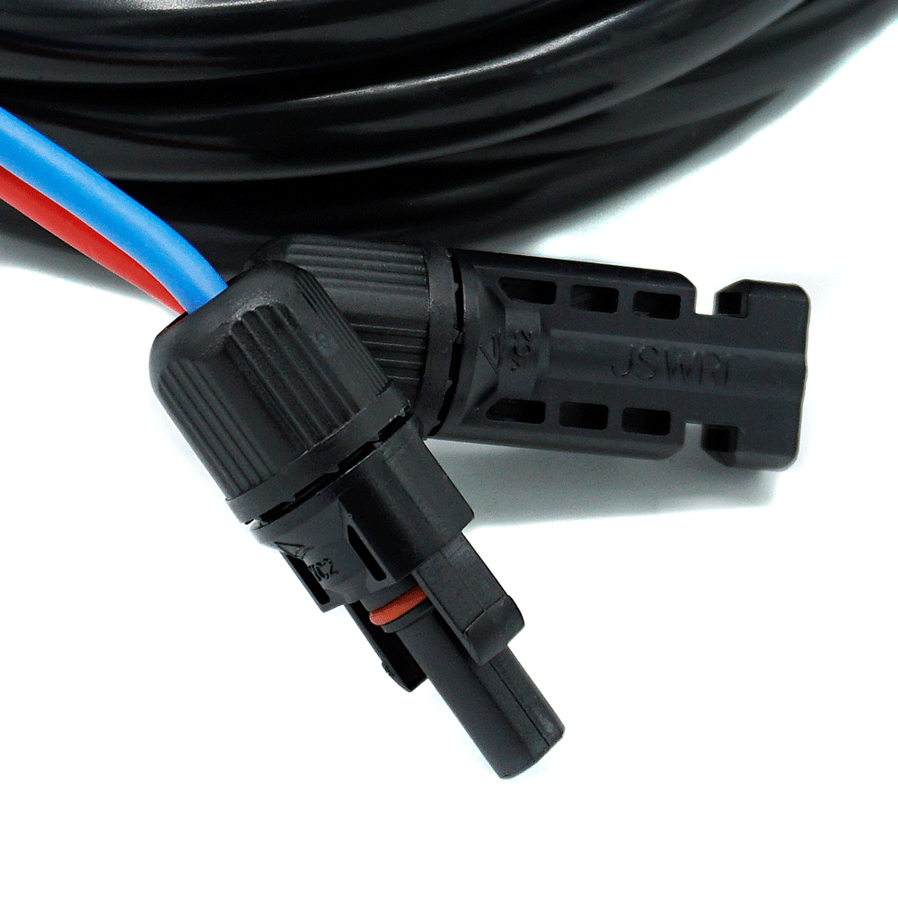 WATTSTUNDE® DAC 6.5 Anschlusskabel Solarmodul zu Laderegler 5 Meter 2 x 6 mm²