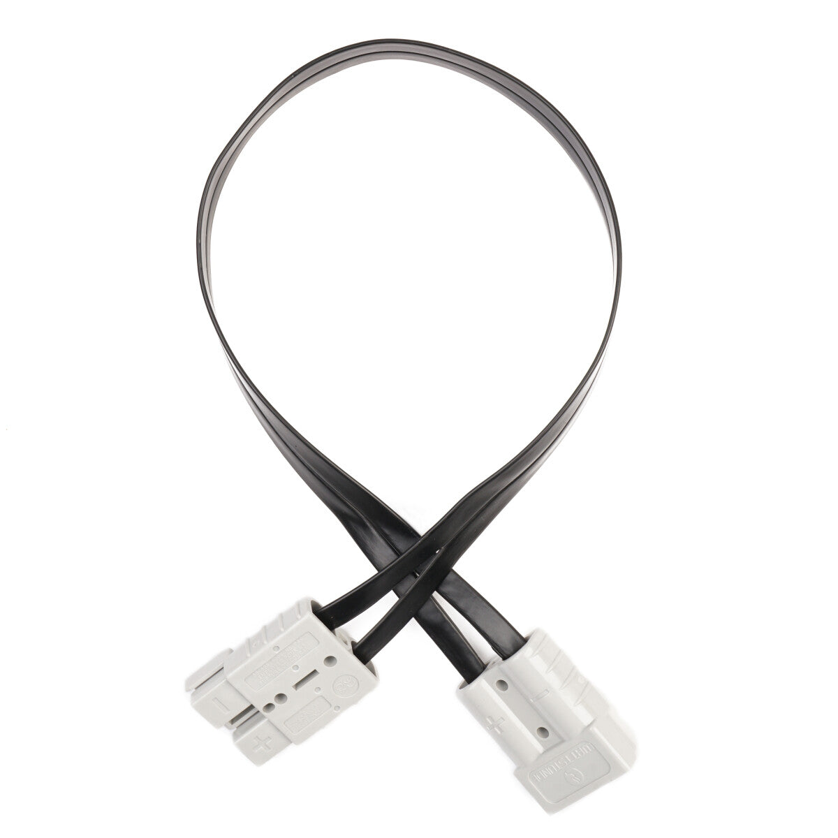 WATTSTUNDE® Flachbandkabel A50/A50 50 cm schwarz