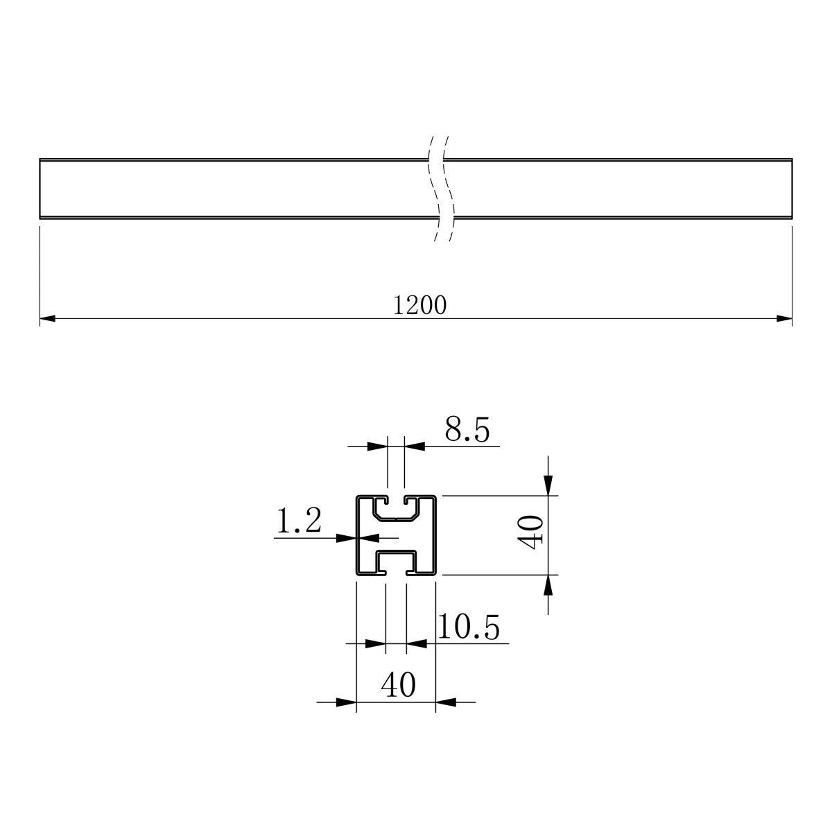 WATTSTUNDE® Hausdachhalterung Schienen