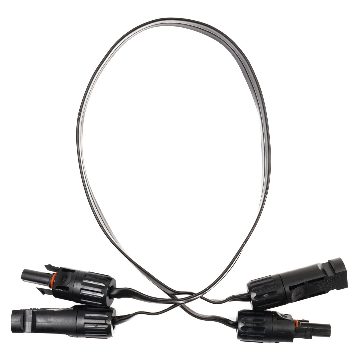 WATTSTUNDE® MC4 auf MC4 Flachbandkabel 50 cm