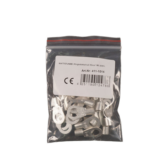 WATTSTUNDE® Ringkabelschuh 10 mm² M8 25 Stk.