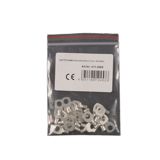 WATTSTUNDE® Rohrkabelschuh 1,5 mm² M5 25 Stk.